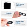 LIFKICH 6pcs Webcam Cover Slider Set Privacy Protection for Laptop and Tablet Ultra-Thin Anti-Peeping Strong Adhesive White Black view 4