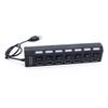Mikikit Port USB Hub with Individual for Pc and Laptop USB Splitter for Rapid Data Transfer and Led Status Indicator view 1