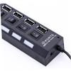 Mikikit Port USB Hub with Individual for Pc and Laptop USB Splitter for Rapid Data Transfer and Led Status Indicator view 3