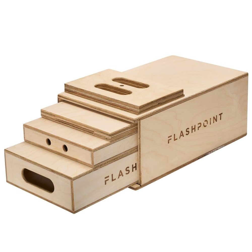 Flashpoint 4-In-1 Nesting Apple Box Set, Brown