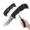 Dentuso Serrated Folding Knife, 3" Sharp AUS-8 Blade, 7.5" Total Length, Textured G10 scale, Crossbar Lock, Reversible Clip, Ball Bearing Pivot, Premium Survival Pocket Knife, Ideal for Hunting, Camping, EDC, Serrated Tanto view 1