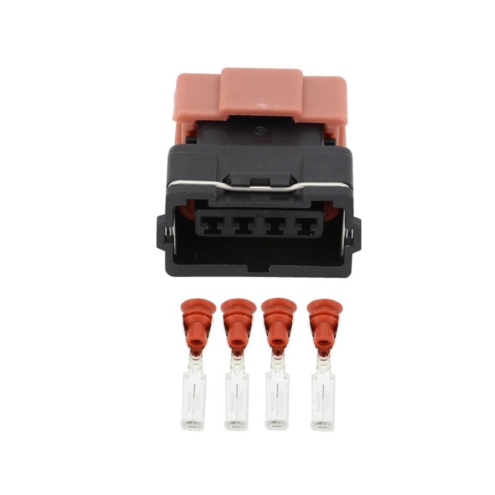 Tongkat Ruiting Store 4 Pin Cable Automotive Female Wiring Connector 3mm Series Terminal New DJ7046Y-3-21 (Size : 10 Sets)