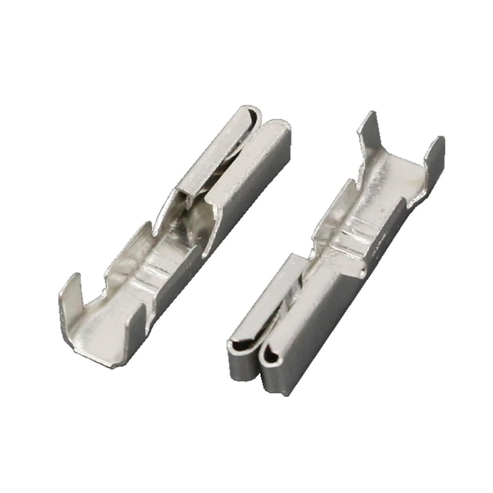 VAIGAI Yige Store 100 PCS Automotive Connector Tin-Plated Terminal Instrument Terminal Reed Automotive Connector Pin DJY7151-2
