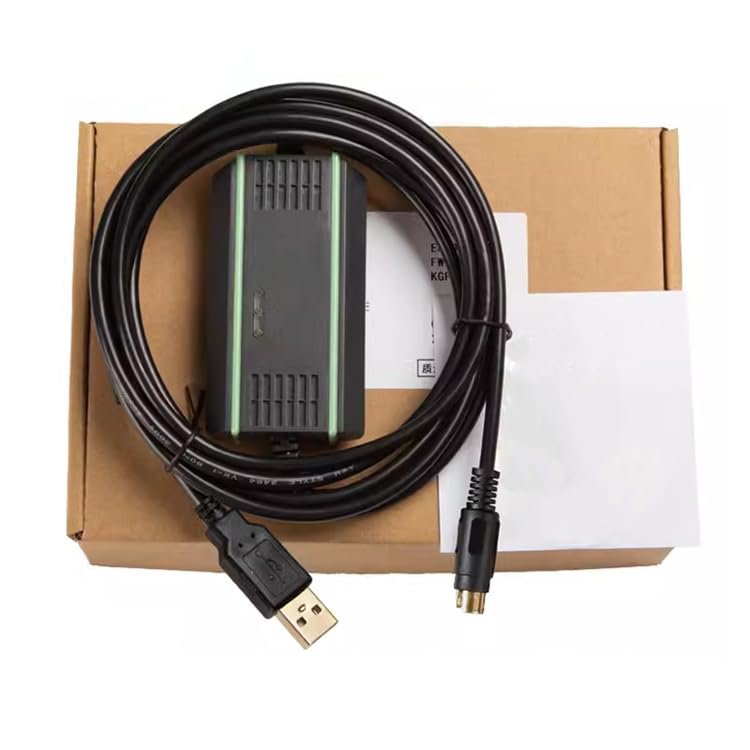 USB-FC4A/5A+ Applicable Communication Data Download Cable PLC Programming Cable High-Speed Electromagnetic Isolation Model FT232RL Chip Gold-Plated Plug 3 Meter