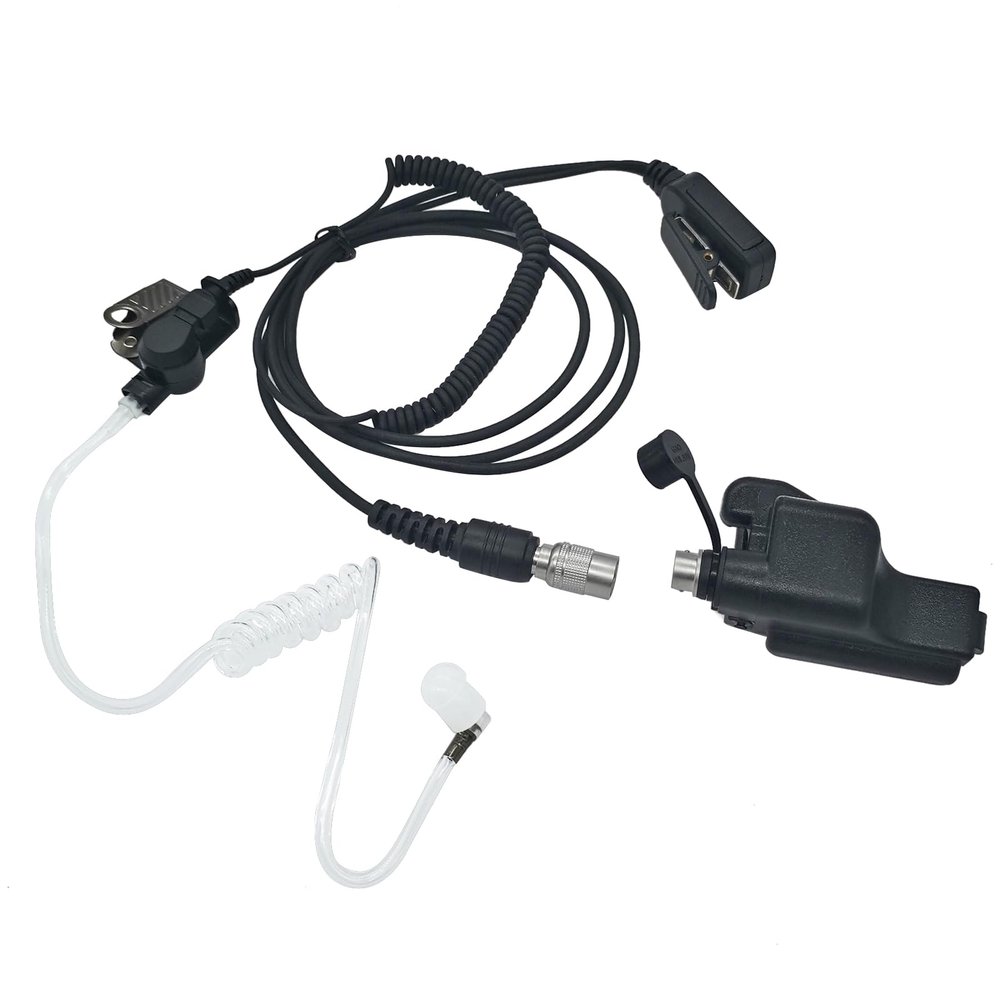 Renastar Radio Mic and Earpiece Quick Disconnect Walkie Talkie Headset for Motorola (for XTS)