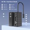 Surface Pro Docking Station,Surface Dock with 90W Power Adapter,Ethernet,Mini DP*2,USB 3.0 * 4,Audio for Surface Pro 11/10/9/8/X/7/6/5/4/3, Surface Laptop go7/6/5/4/3/2/1, Surface Book Go view 4