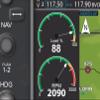 DirectNine Basics Diamond Aircraft DA40NG Garmin 1000 Cockpit Training Poster 24""x36"", White view 3