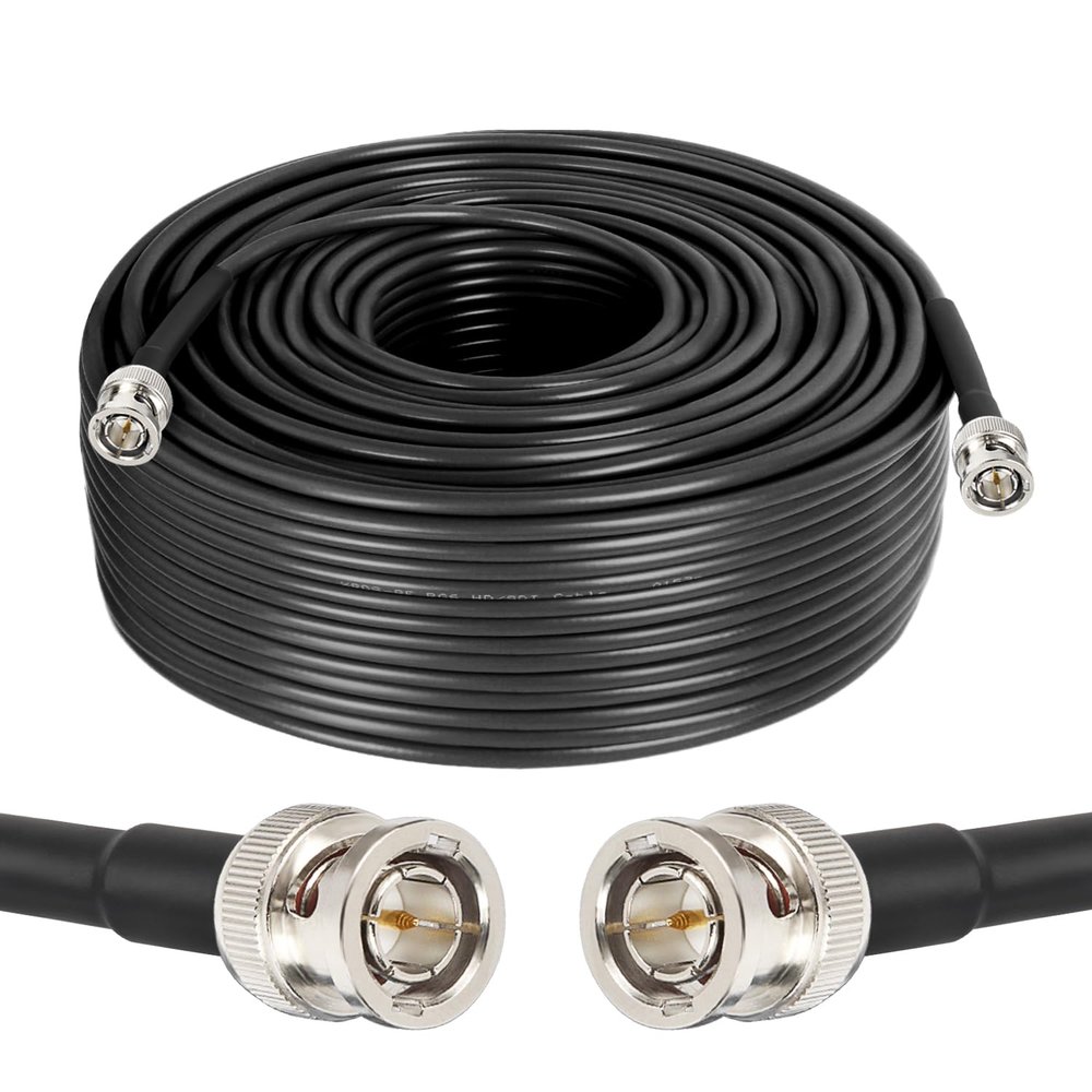 XRDS -RF 12G SDI Cable 250FT, SDI Video Cables 3G/6G/12G 75ohm BNC Male Cable Supports HD-SDI/3G/6G-SDI/4K/8K for Video Security Camera SDI Converter