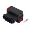 VAIGAI Yige Store 9 Pin Female Harness Car Waterproof Connector 3.5mm Series Plastic Case with Terminal DJ7098-3.5-21 (Size : 5 Sets) view 3