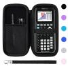 Calculator Case Compatible with Texas Instruments TI-84 Plus CE/TI-84 Plus/TI-Nspire CX II CAS/TI-Nspire CX II/TI-83 Plus/TI-89 Titanium/TI-85 / TI-86 Color Graphing Calculator by XANAD(Black) view 1
