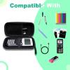 Calculator Case Compatible with Texas Instruments TI-84 Plus CE/TI-84 Plus/TI-Nspire CX II CAS/TI-Nspire CX II/TI-83 Plus/TI-89 Titanium/TI-85 / TI-86 Color Graphing Calculator by XANAD(Black) view 2