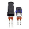 VAIGAI Yige Store 2 Pin Waterproof Connector Plug Automotive Plug with Terminal DJ7026-2.8-11/21 Special Nozzle (Size : 10 Sets) view 1