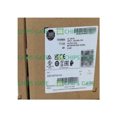 22B-D6P0N104 New 40-2.2kW (3HP) AC Drive Original Sealed Stock