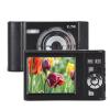 Digital Camera, 2.7K 48MP 8X Digital Zoom Auto Focus Kids Camera with 2.8 Inch IPS Screen, Cute Compact Vintage Camera Gifts for Teens Kids (Black) view 1