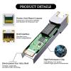SFP+ to RJ45 10G Transceiver - 10GBASE-T 2.5G/5G/10G Auto-Negotiation SFP+ Module up to 30m, Plug & Play 10G SFP+ Ethernet Adapter Compatible with Cisco D-Link Mikrotik Ethernet Switch view 3