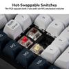 Keychron Q0 Max Wireless Custom Mechanical Numpad, 2.4 GHz/Bluetooth 5.1/Wired QMK Number Pad, RGB Hot-Swappable with Gateron Banana Switch for Laptop Mac Windows Linux - Black view 3