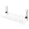 Homoyoyo Under Desk Cable Organizer Rack Durable Wire Storage for Home Office Improved Space Management Keeps Cables Hidden Secure Easy to Use view 1
