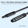AZDOME Extend Cable for M01 Max/M550 Pro/PG17/PG17 Max/PG17 Pro/GS63H Pro/M300S, 4 Pin 6m/20ft, Extension Cable for Mirror Dashcam Rear View Camera Rear Car Recorder Cord view 3