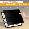 ZOEGAA IPad Pro 11 inch Privacy Screen (2024 M4 Chip), Removable & Reusable Ipad pro 11 inch Screen Protector, Anti-Spy Privacy Filter, Anti-Glare, Blue Ray Reduction, black view 4