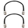 XRDS -RF 12G SDI Cable 1FT 2PCS, SDI Video Cables 3G/6G/12G 75ohm BNC Male Cable Supports HD-SDI/3G/6G-SDI/4K/8K for Video Security Camera SDI Converter view 1