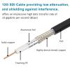 XRDS -RF 12G SDI Cable 1FT 2PCS, SDI Video Cables 3G/6G/12G 75ohm BNC Male Cable Supports HD-SDI/3G/6G-SDI/4K/8K for Video Security Camera SDI Converter view 3