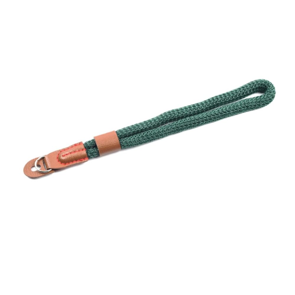 Veemoon Hand-woven Cotton Camera Wrist Strap Comfortable and Lightweight Camera Cord for Photography Enthusiasts Green