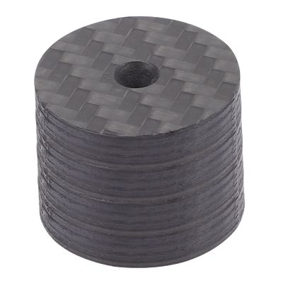 Homoyoyo 4pcs Speaker Isolation Feet Pads Carbon Fiber Isolation Spikes for Speakers Amplifier Pads