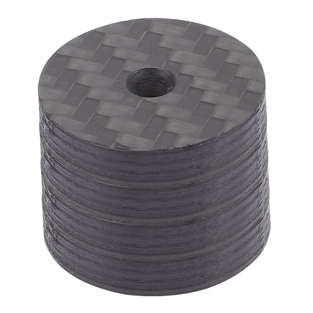 Homoyoyo 4pcs Speaker Isolation Feet Pads Carbon Fiber Isolation Spikes for Speakers Amplifier Pads