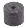 Homoyoyo 4pcs Speaker Isolation Feet Pads Carbon Fiber Isolation Spikes for Speakers Amplifier Pads view 1