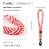VOVMOEYA Camera Wrist Strap Rope,Camera Hand Strap Compatible with Fujifilm XT5 XH2S Z30 Z50 Canon EOS R6 R10 R50 Sony A6700 A6400 A6000 A7C II A7IV DSLR Camera - Striped Red view 2