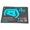 MC MOTOPARTS Headsets Protective Cover Decal Sticker 2 pcs Electric Blue Compatible with Cardo Freecom 4X 2X view 3