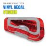 MC MOTOPARTS Headsets Protective Cover Decal Sticker 2 pcs Red Gradients Compatible with Cardo Freecom 4X 2X view 2