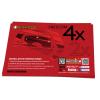 MC MOTOPARTS Headsets Protective Cover Decal Sticker 2 pcs Red Gradients Compatible with Cardo Freecom 4X 2X view 4