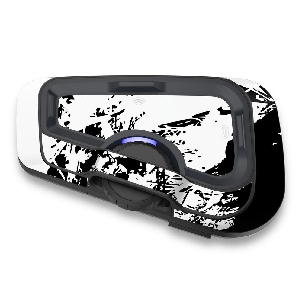 MC MOTOPARTS Headsets Protective Cover Decal Sticker 2 pcs Ink Painting Compatible with Cardo Freecom 4X 2X