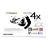 MC MOTOPARTS Headsets Protective Cover Decal Sticker 2 pcs Ink Painting Compatible with Cardo Freecom 4X 2X view 4