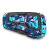 MC MOTOPARTS Headsets Protective Cover Decal Sticker 2 pcs Aqua Geometric Compatible with Cardo Freecom 4X 2X view 3
