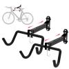 Qualward Bike Wall Mount Hanger, Bike Rack Garage for Indoor Bicycle Storage in Garage Home,Bike Hangers for Garage fits Horizontal Bike Holder for Road Bikes, Mountain Bikes, (2 Pack) view 1