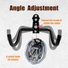 Qualward Bike Wall Mount Hanger, Bike Rack Garage for Indoor Bicycle Storage in Garage Home,Bike Hangers for Garage fits Horizontal Bike Holder for Road Bikes, Mountain Bikes, (2 Pack) view 3