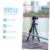 Homoyoyo Steel Umbrella Clip for Tripod Clamp Umbrella Holder Easy Install for Camera Protection view 3