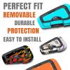 MC MOTOPARTS Headsets Protective Cover Decal Sticker 2 pcs Carbon Fiber Compatible with Cardo Freecom 4X 2X view 4