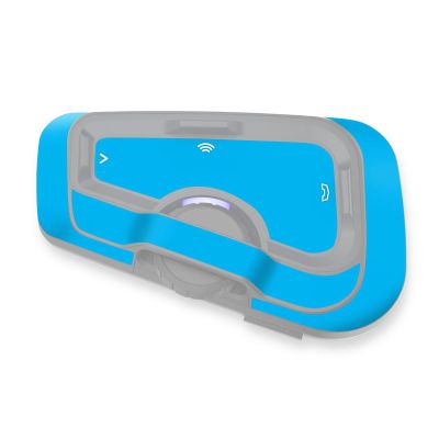 MC MOTOPARTS Headsets Protective Cover Decal Sticker 2 pcs Aqua Compatible with Cardo Freecom 4X 2X