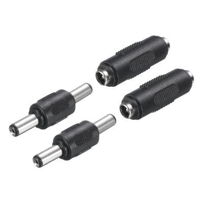 uxcell DC Power Connector Adapter, 5.5 x 2.1mm 2Pcs 12V Female to Female 2Pcs 12/24V Male to Male Power Jack Socket for LED Strip CCTV