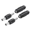 uxcell DC Power Connector Adapter, 5.5 x 2.1mm 2Pcs 12V Female to Female 2Pcs 12/24V Male to Male Power Jack Socket for LED Strip CCTV view 1
