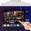 FEELWORLD L4 5 Channel HD Video Switcher Multi Camera Video Mixer with 10.1" inch LCD Touch Screen 4 HDMI and one SDI inputs for Live Streaming view 2
