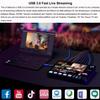 FEELWORLD L4 5 Channel HD Video Switcher Multi Camera Video Mixer with 10.1" inch LCD Touch Screen 4 HDMI and one SDI inputs for Live Streaming view 3