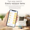 Konohan 5 Packs Portable GPS Tracking Mobile Tracking Anti Loss Smart Device Key Finder Locator GPS Finders Tracker Device for Pets Dog Cat Wallet Keychain Luggage, Alarm Reminder(Fresh) view 2