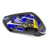 MC MOTOPARTS Headsets Protective Cover Decal Sticker 2 pcs Blue Abstract Compatible with Cardo Freecom 4X 2X view 3
