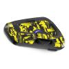 MC MOTOPARTS Headsets Protective Cover Decal Sticker 2 pcs Yellow Geometric Compatible with Cardo Freecom 4X 2X view 3