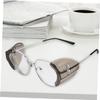 SEWOART Side Shields for Glasses Safety Glasses Side Shields TPU Material Anti-Fog Easy Install view 4