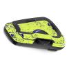 MC MOTOPARTS Headsets Protective Cover Decal Sticker 2 pcs Green Graffiti Compatible with Cardo Freecom 4X 2X view 4